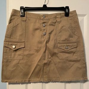 MODA INTERNATIONAL tan skirt size:10